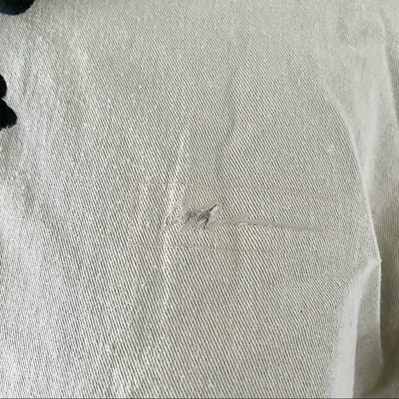 ZARA Women's Size Small Grey Contrast Hoodie Pullover Sweatshirt Cropped Boxy S - Picture 7 of 10